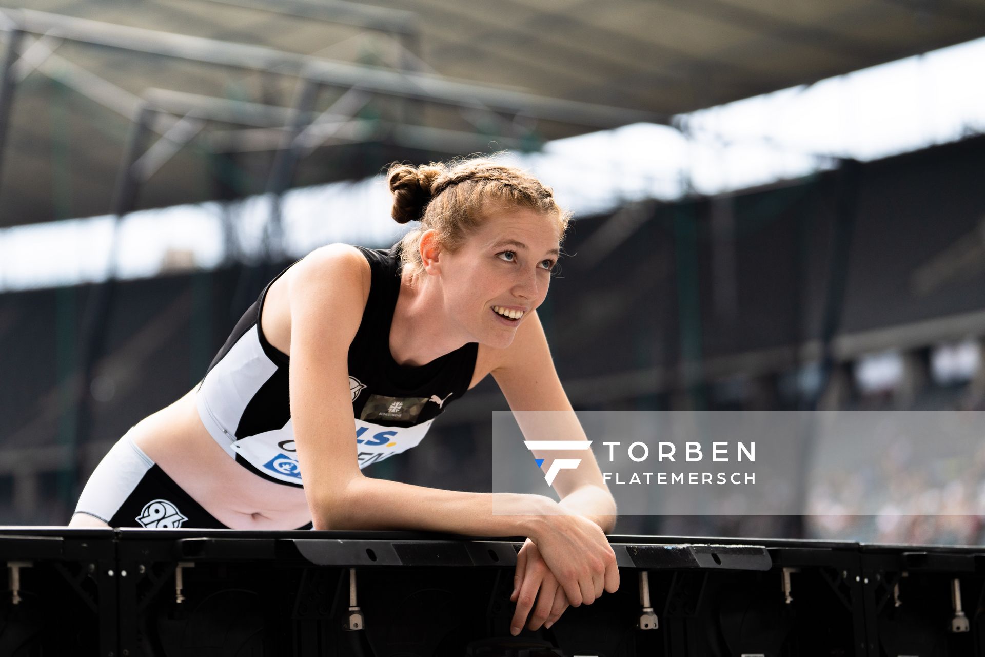 Imke Onnen (Hannover 96) waehrend der deutschen Leichtathletik-Meisterschaften im Olympiastadion am 25.06.2022 in Berlin